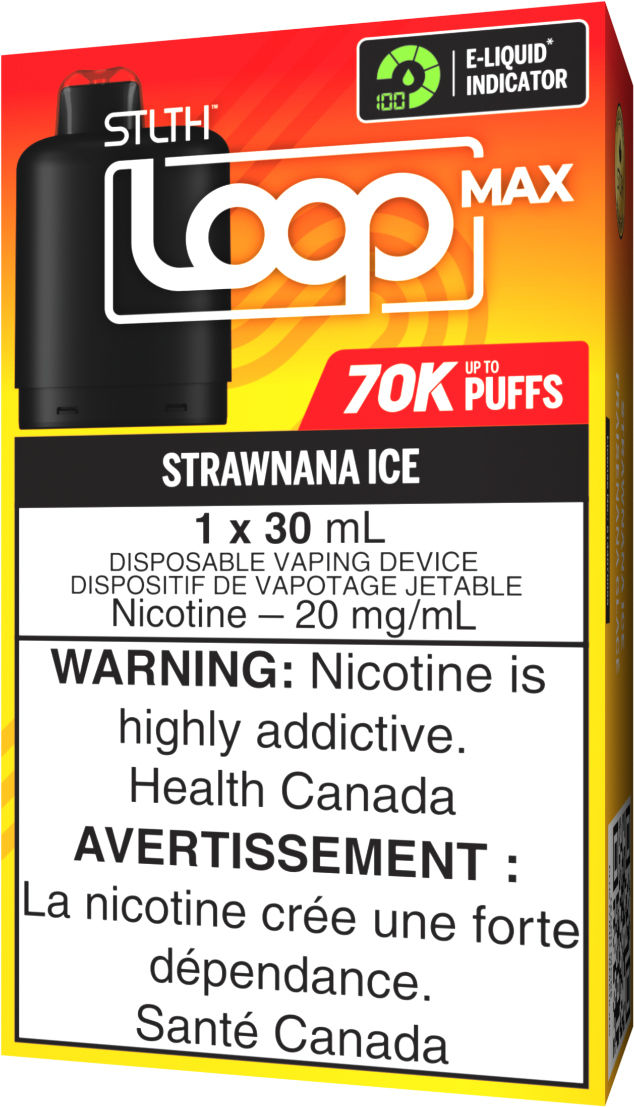 stlth loop max 70k pod pack strawnana ice stlth loop max 70k pod pack strawnana ice
