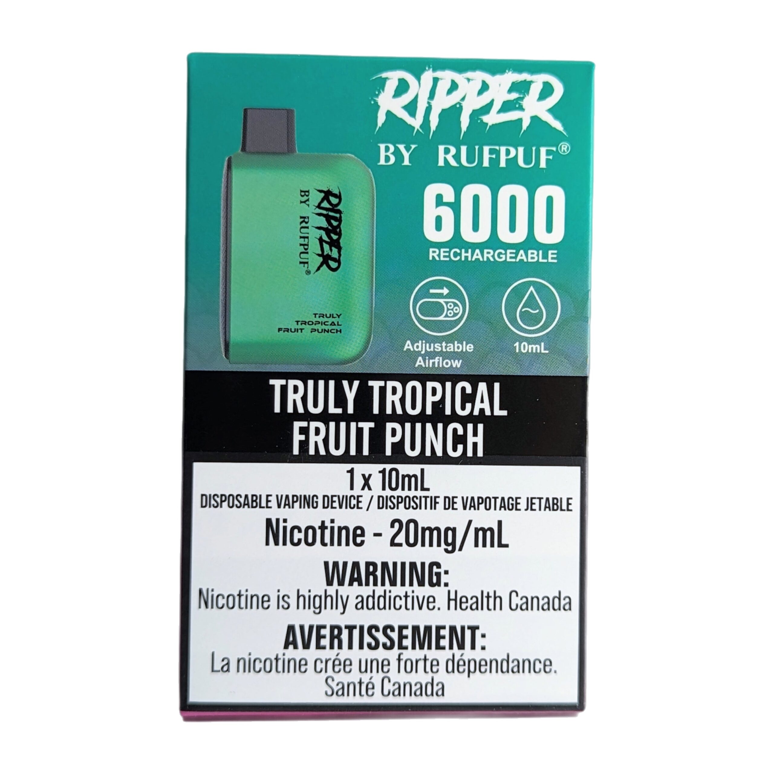 rufpuf ripper 6000 disposable truly tropical fruit punch rufpuf ripper 6000 disposable truly tropical fruit punch