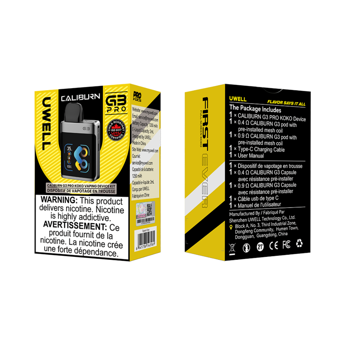 uwell caliburn g3 pro koko pod kit uwell caliburn g3 pro koko pod kit
