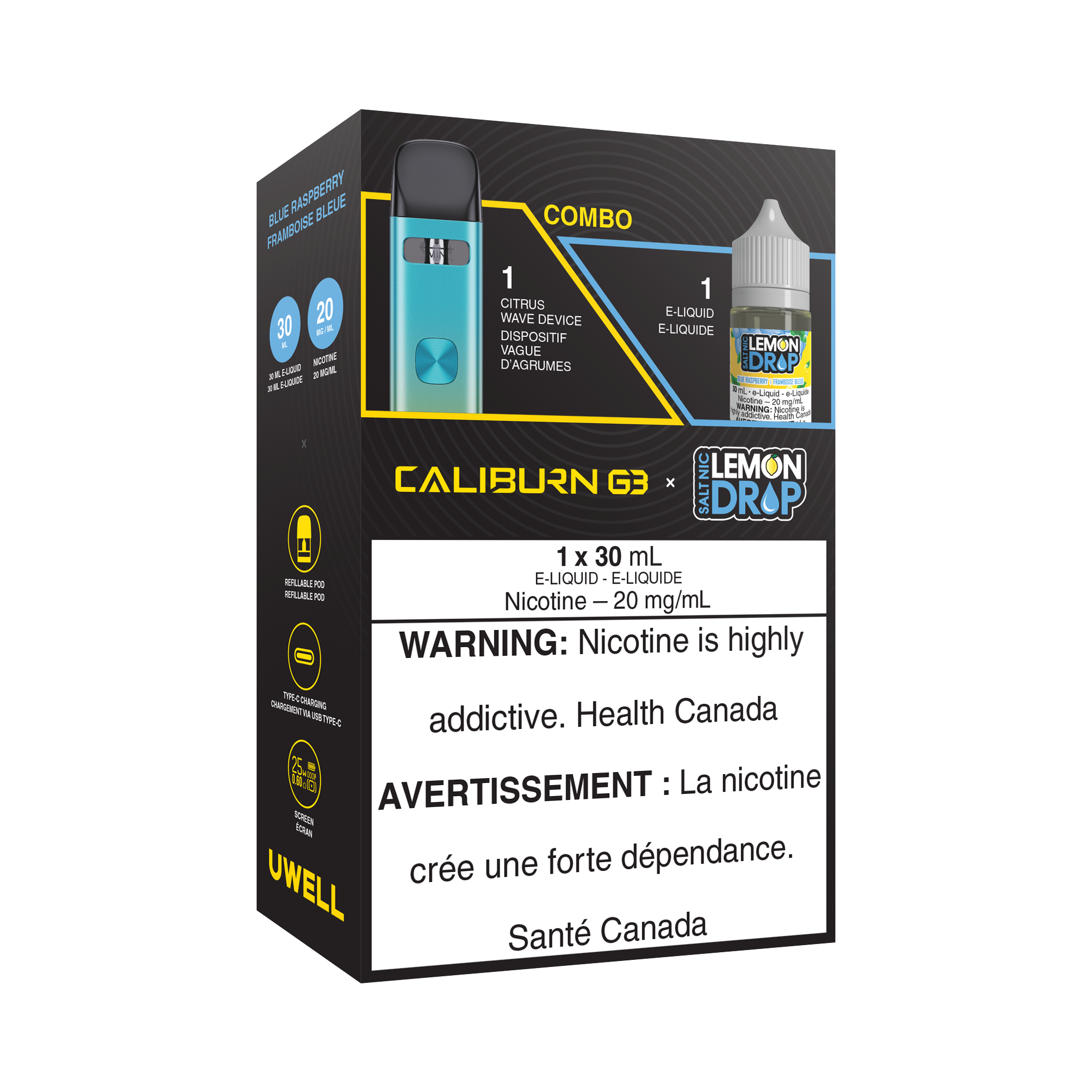 uwell caliburn g3 pod kit and salt e liquid bundle uwell caliburn g3 pod kit and salt e liquid bundle