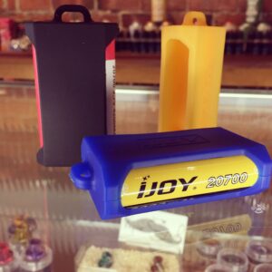 20700 / 21700 dual battery silicon case