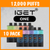10 PACK – IGET ONE – 12000 PUFFS import placeholder for 81487
