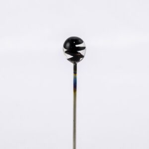 stainless steel pick with marble for cleaning your vaporizer